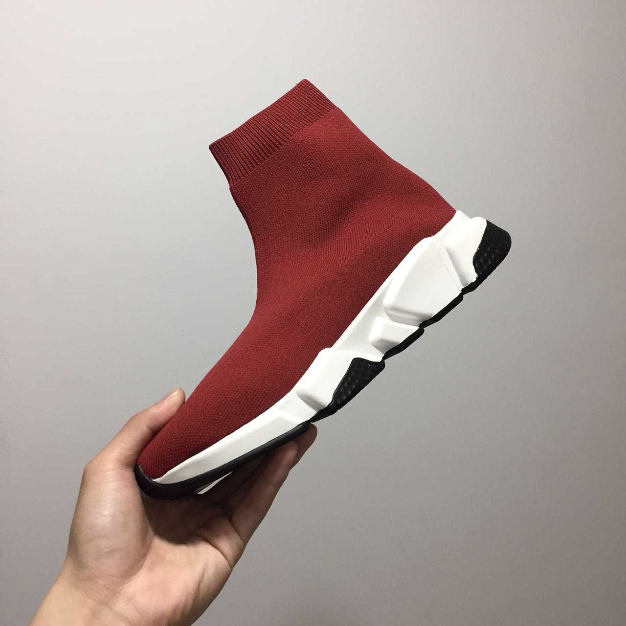 BLG Speed Trainer Burgundy Sneakers red white 453546