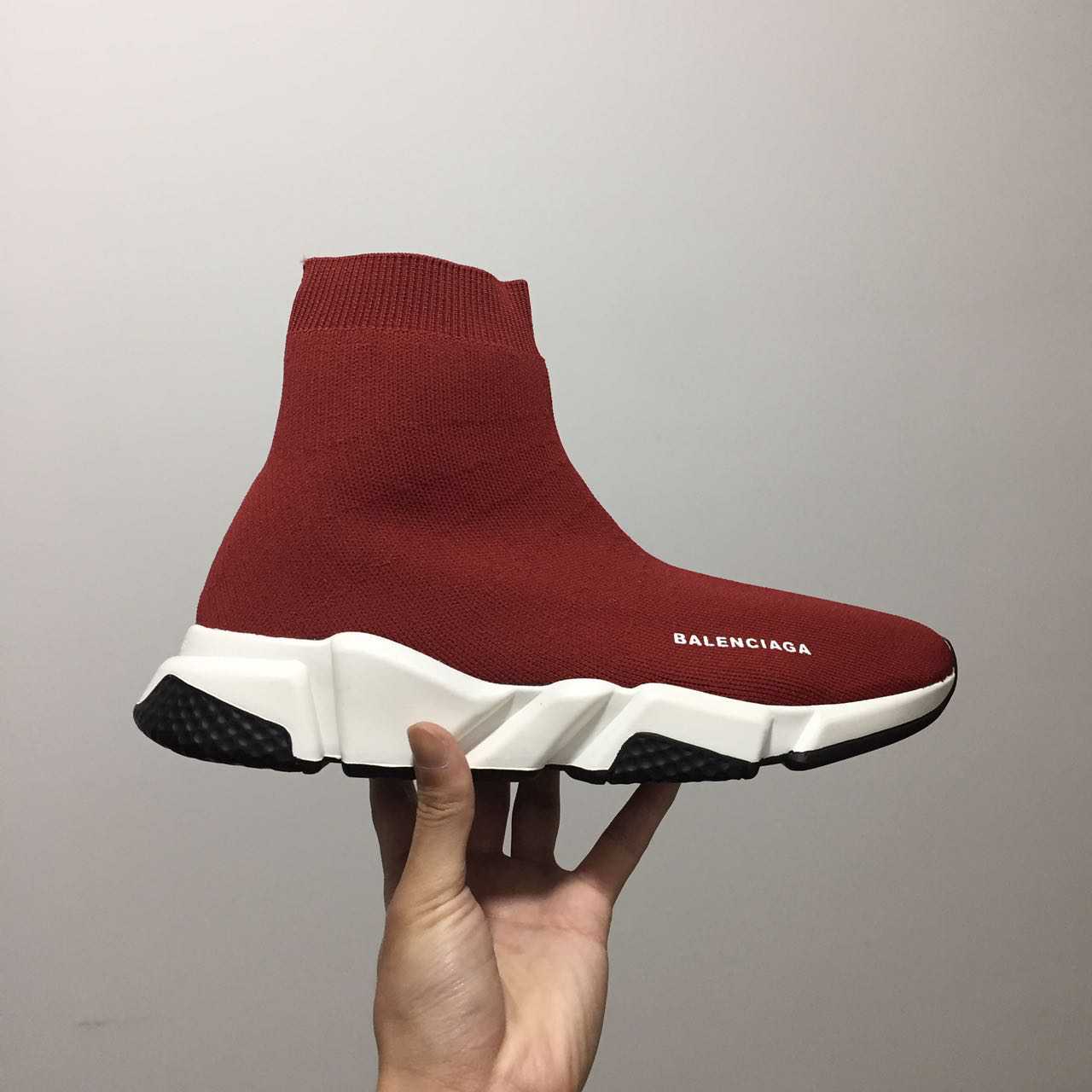 BLG Speed Trainer Burgundy Sneakers red white 453546
