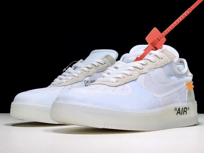 Off White x Air Force 1 AF1 White AO4606-100