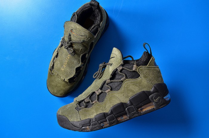 Nike Air More Money "US Dollar" Sequoia/Black mens  AJ7383-300