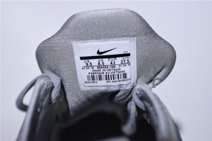 Nike VaporMax Plus "Triple White" Pure Platinum mens 924453-100