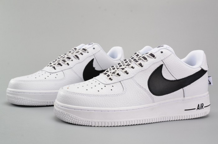 Nike Air Force 1 ´07 LV8 NBA Sz 18 White/ Black Athletic Shoes 823511-103