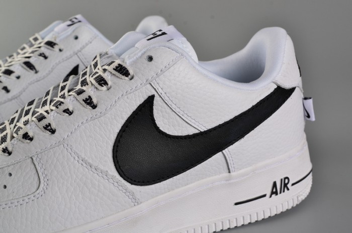 Nike Air Force 1 ´07 LV8 NBA Sz 18 White/ Black Athletic Shoes 823511-103