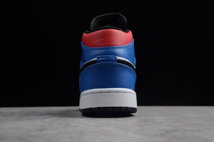 Air Jordan 1 Mid GS "Top 3" Red/Blue/White/Black 554725-124