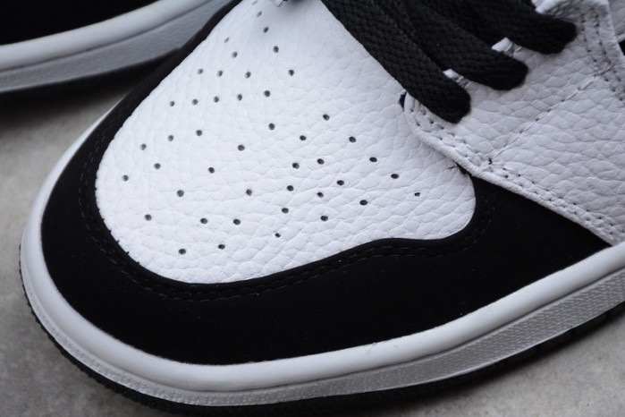 Jordan 1 Mid White Black - 554724-113