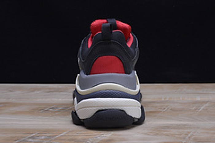 BLG Triple S Sneakers Red Black