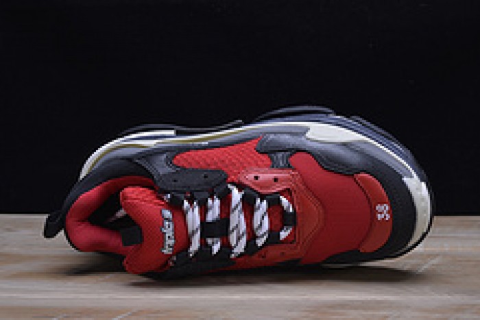 BLG Triple S Sneakers Red Black