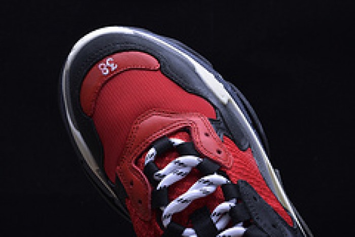 BLG Triple S Sneakers Red Black