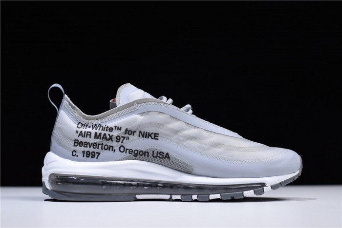 Off White Nike Shoes Nike Air Max 97 Grey AJ4585-002