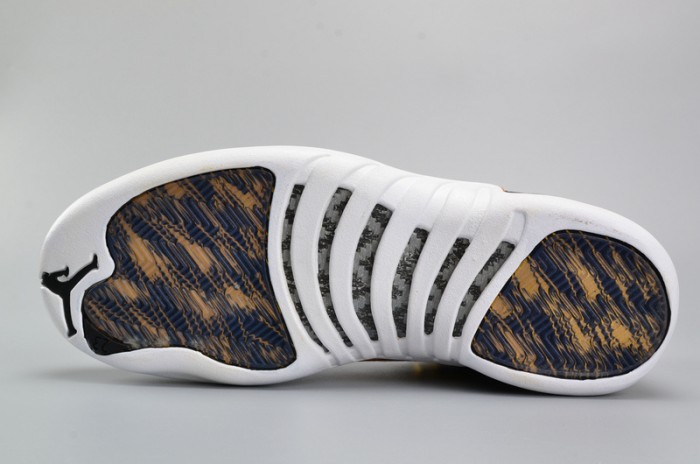 AIR JORDAN 12 RETRO "WINGS" black/ metallic gold-white mens 848692-033
