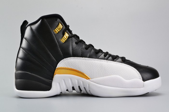 AIR JORDAN 12 RETRO "WINGS" black/ metallic gold-white mens 848692-033