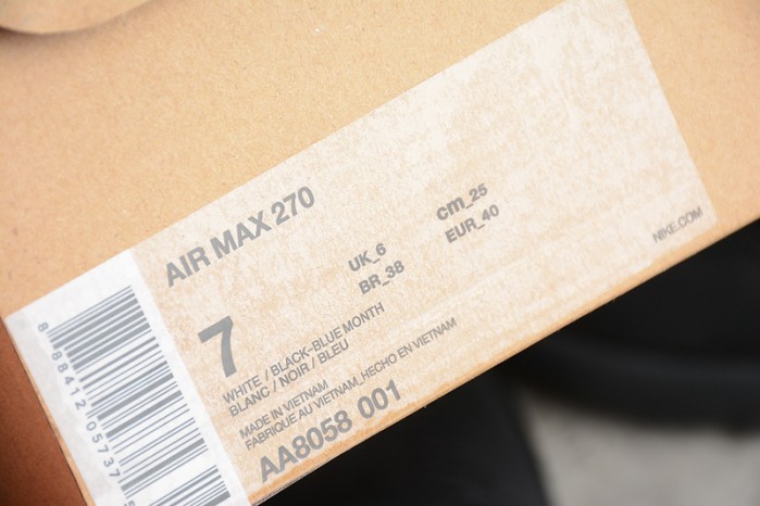 Off-White X Nike Air Max 270 ´Black´ AA8058-001