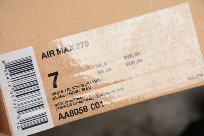 Off-White X Nike Air Max 270 ´Black´ AA8058-001