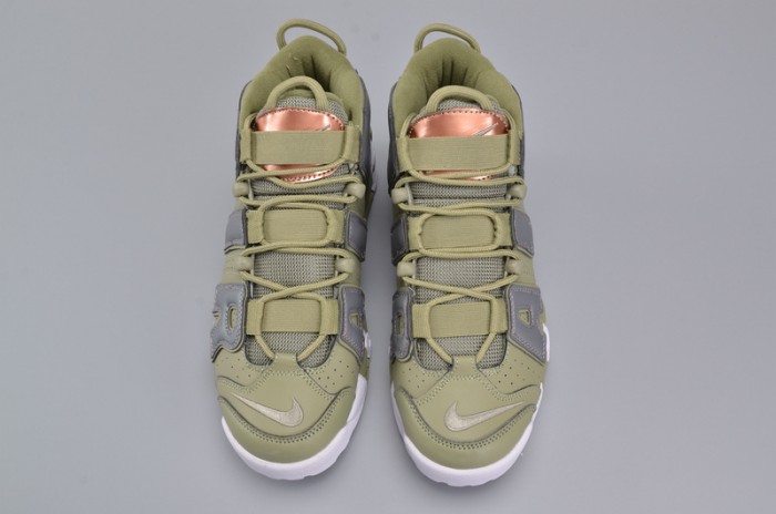 Nike Air More Uptempo "Iridescent" Dark Stucco/White 917593-001