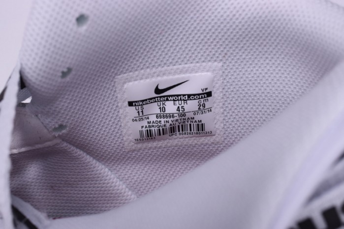 nike S*p*e air force 1 one high hi white world famous 698696-100