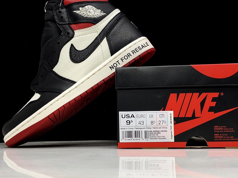 Air Jordan 1 No Ls Not For Resale Varsity Red 861428-106