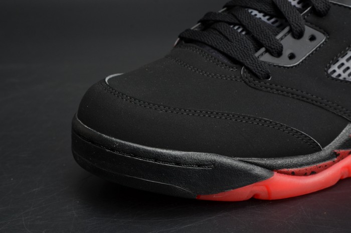 Air Jordan 5 Retro Low "Alternate 90" black/ red mens 819171-001