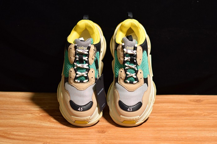 BLG TRIPLE S W06E1-1000 BEIGE/GREEN-YELLOW