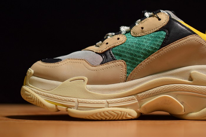 BLG TRIPLE S W06E1-1000 BEIGE/GREEN-YELLOW