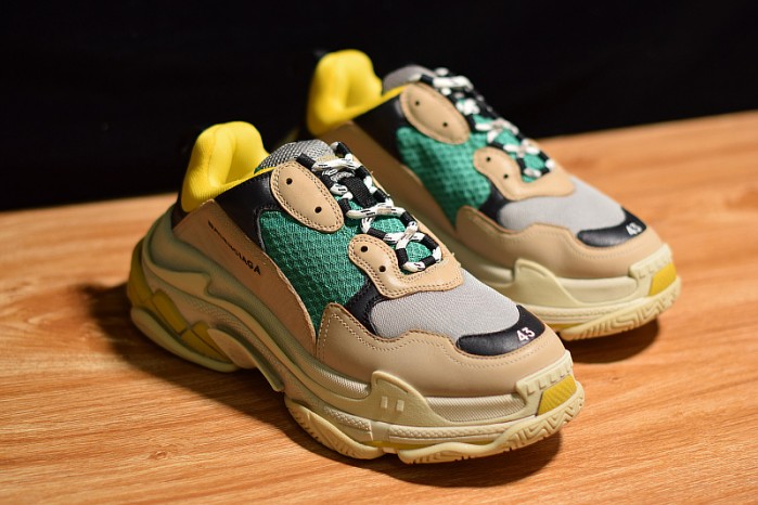 BLG TRIPLE S W06E1-1000 BEIGE/GREEN-YELLOW