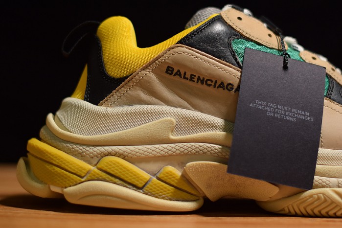BLG TRIPLE S W06E1-1000 BEIGE/GREEN-YELLOW