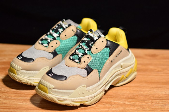 BLG TRIPLE S W06E1-1000 BEIGE/GREEN-YELLOW
