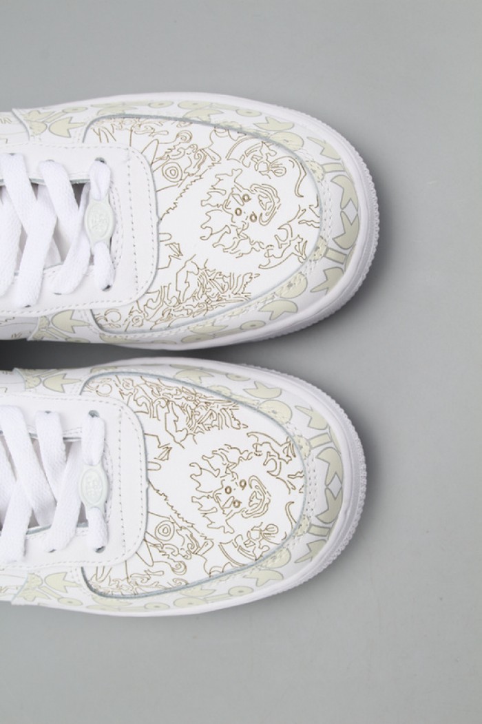 NIKE AIR FORCE 1’07 LV8 SUEDE WHITE A09281-100