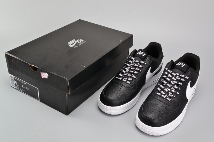 Nike Air Force 1 ´07 LV8 823511-007 NBA Pack Black/White Shoes 823511-007