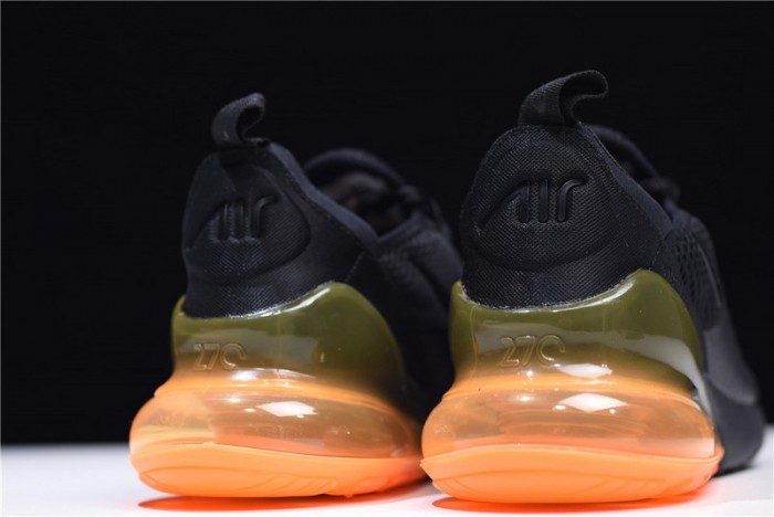 NIKE mens AIR MAX 270 "Tonal Orange" black AH8050-008