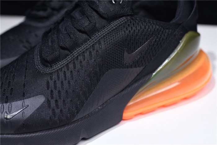 NIKE mens AIR MAX 270 "Tonal Orange" black AH8050-008