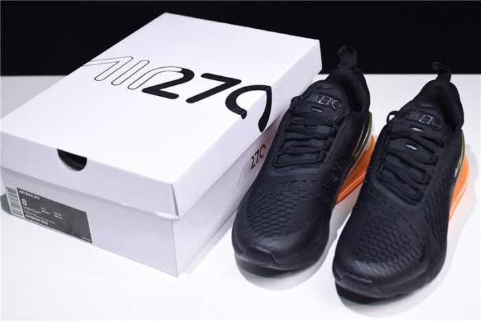 NIKE mens AIR MAX 270 "Tonal Orange" black AH8050-008