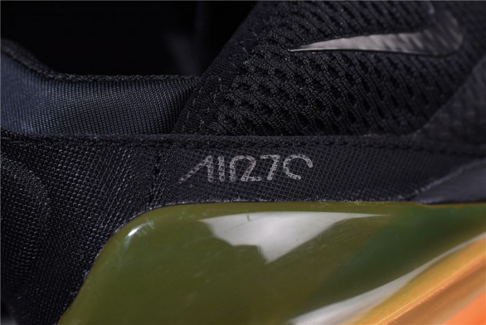 NIKE mens AIR MAX 270 "Tonal Orange" black AH8050-008