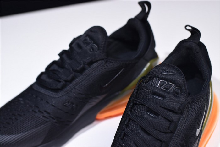 NIKE mens AIR MAX 270 "Tonal Orange" black AH8050-008