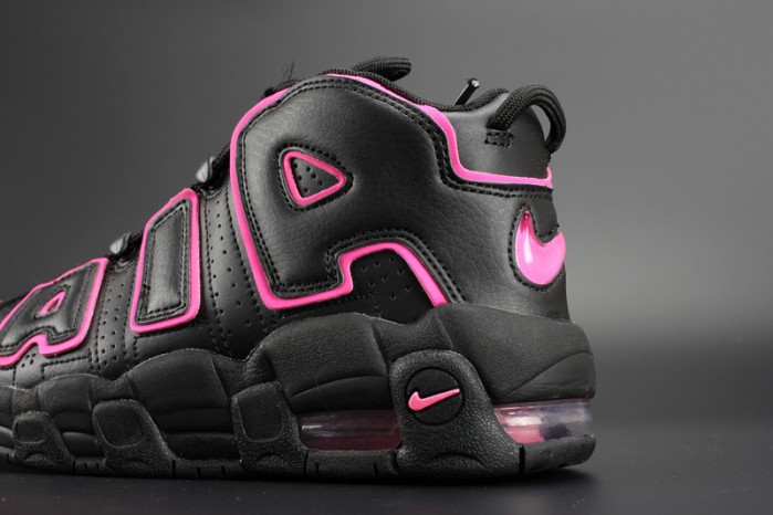 Nike Air More Uptempo GS "Hyper Pink" black/ pink womens 415082-003