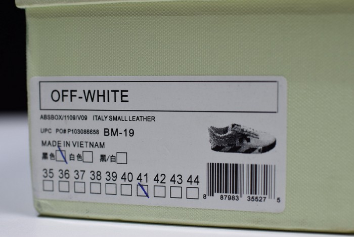 OFF-WHITE C/O VIRGILABLOH 18FW