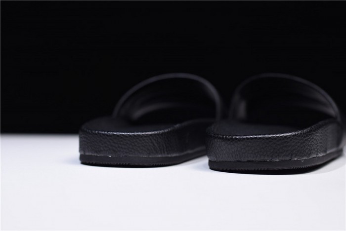 BLG Logo leather slip-on sandals 181342F124005
