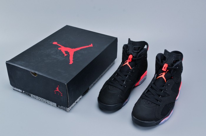 AIR JORDAN 6 RETRO "INFRARED 2014" black mens 384664-023