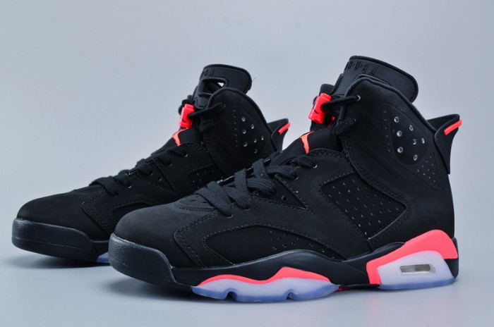 AIR JORDAN 6 RETRO "INFRARED 2014" black mens 384664-023
