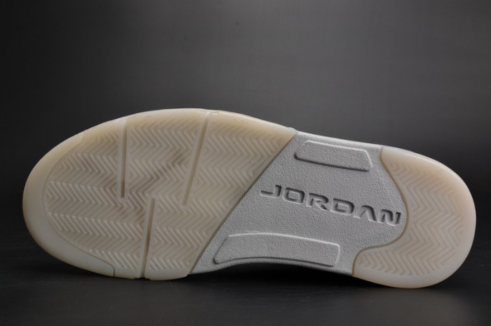 Air Jordan 5 Premium "Pure Platinum" white mens 881432-003