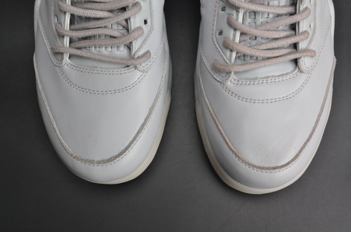 Air Jordan 5 Premium "Pure Platinum" white mens 881432-003