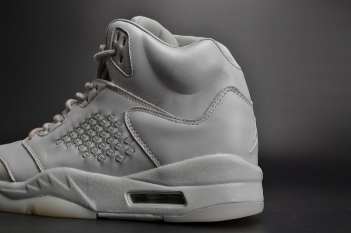 Air Jordan 5 Premium "Pure Platinum" white mens 881432-003