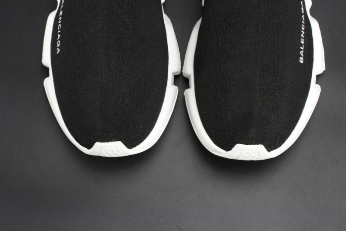 BLG Stretch Mesh High Top Sneaker Black White