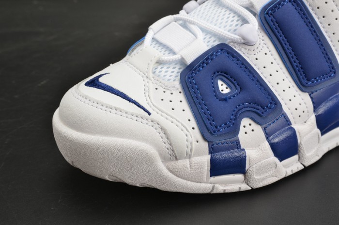 Nike Air More Uptempo "Knicks" White/Deep Royal Blue womens 415082-103