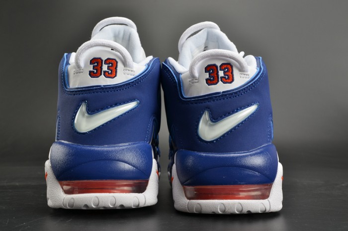 Nike Air More Uptempo "Knicks" White/Deep Royal Blue womens 415082-103
