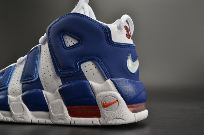 Nike Air More Uptempo "Knicks" White/Deep Royal Blue womens 415082-103