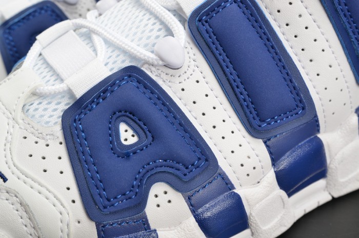 Nike Air More Uptempo "Knicks" White/Deep Royal Blue womens 415082-103