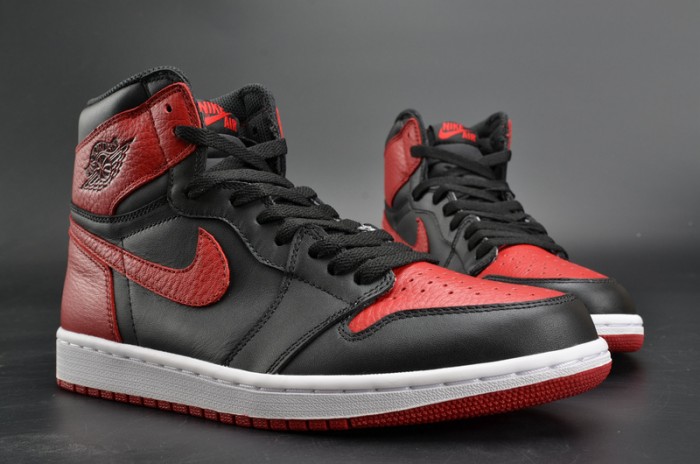 Air Jordan 1 Retro High OG "Banned" red mens 555088-001