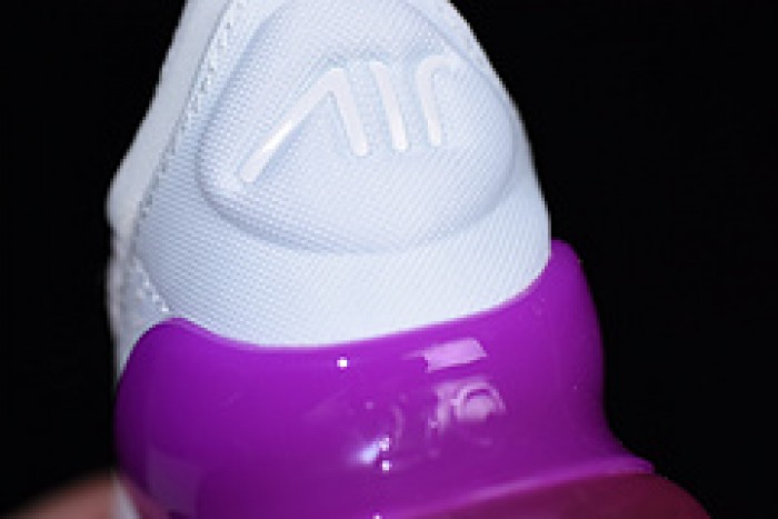 Nike womens Air Max 270 white purple AH6789 106
