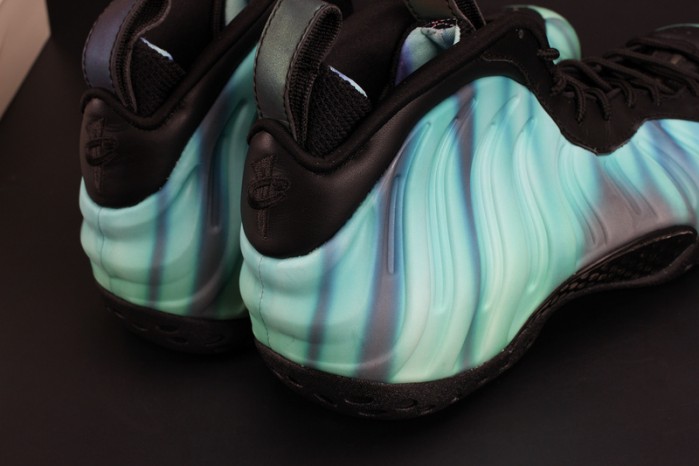 nike air foamposite one "N0*Hern lights" black/green mens 840559-001