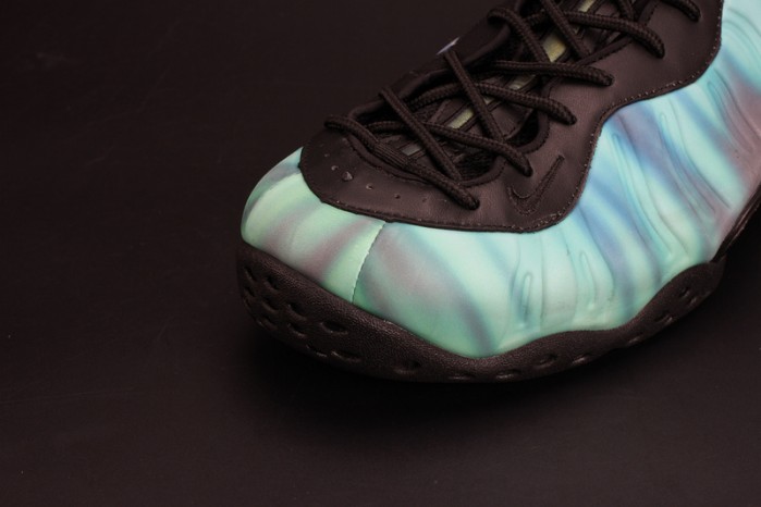nike air foamposite one "N0*Hern lights" black/green mens 840559-001